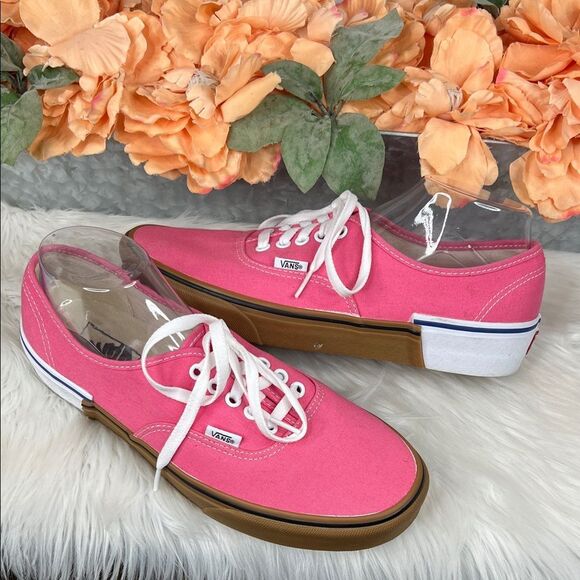 Vans Authentic Skate Shoe - Pink / Gum Size 11 - Picture 1 of 8